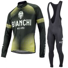 2017 Maglia Bianchi Milano ML nero e giallo