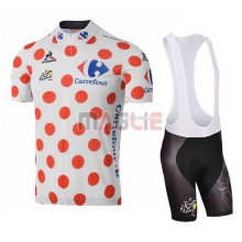 Maglia Tour de France manica corta 2016 rosso e bianco
