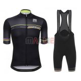 Maglia Santini manica corta 2016 nero e verde  Maglia Santini manica corta 2016 nero e verde