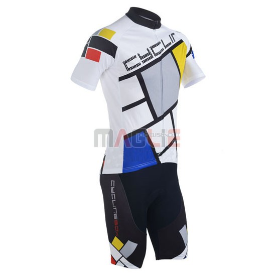 Maglia CyclingBox manica corta 2014 nero e bianco