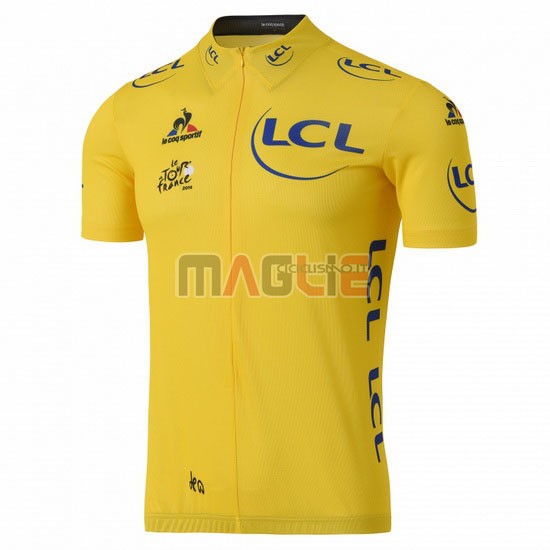 Maglia Tour de France manica corta 2016 giallo