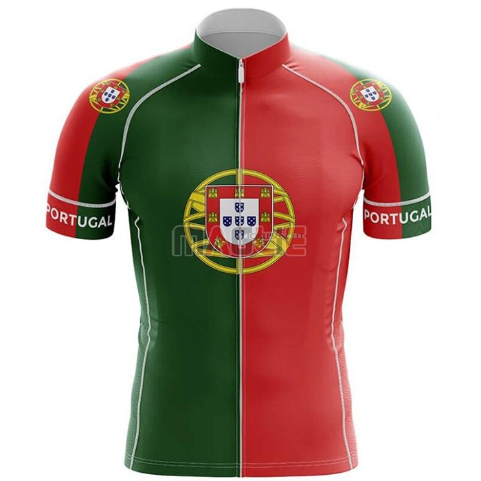Maglia Campione Portugal Manica Corta 2020 Verde Rosso