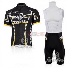 Maglia Trek manica corta 2009 nero e giallo