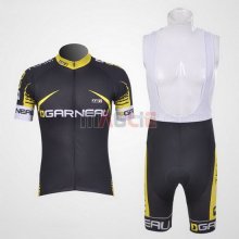 Maglia Louis Garneau manica corta 2011 nero e giallo