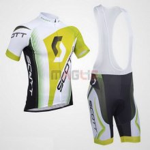 Maglia Scott manica corta 2013 bianco e giallo