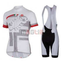 Maglia Castelli manica corta 2016 bianco e rosso