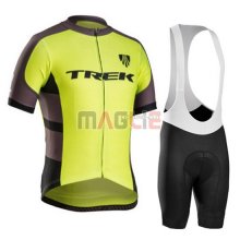 Maglia Trek manica corta 2016 nero e giallo