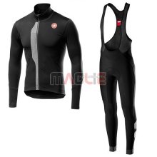 Maglia Castelli TRAS Manica Lunga 2019 Nero Argentato