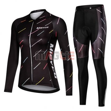 Maglia Donne Mieyco Manica Lunga 2019 Nero