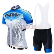 Maglia Northwave Manica Corta 2020 Blu Bianco