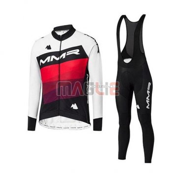 Maglia MMR Manica Lunga 2020 Bianco Nero Rosso