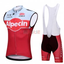 Gilet Antivento Katusha Alpecin 2018 Rosso