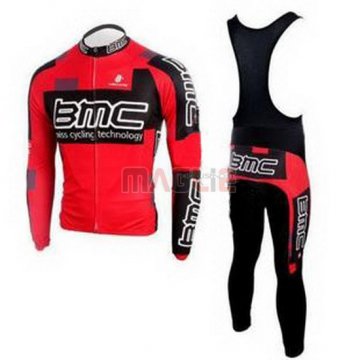 Maglia BMC manica lunga 2010 rosso