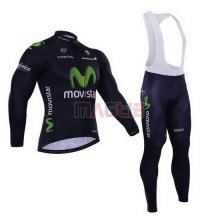 Maglia Movistar manica lunga 2015 nero