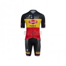 Maglia Alpecin Fenix Manica Corta 2021 Campione Belgio