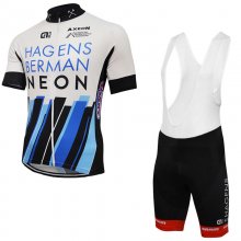 Maglia Axeon Hagens Berman Manica Corta 2017 bianco e nero