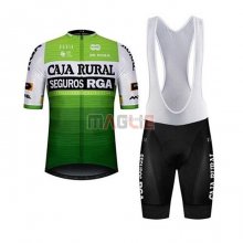 Maglia Caja Rural Manica Corta 2020 Bianco Verde