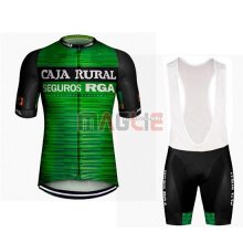 Maglia Caja Rural Manica Corta 2019 Verde Nero