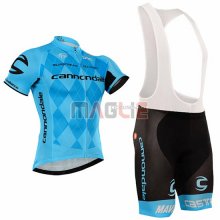 Maglia Cannondale manica corta 2016 nero e blu