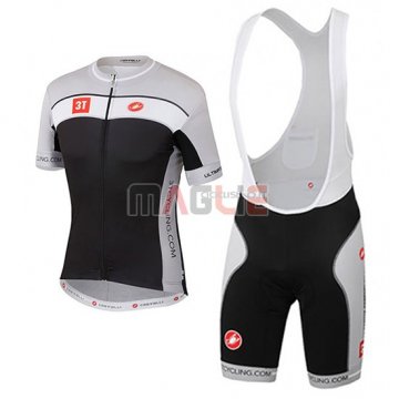 Maglia Castelli 3T Manica Corta 2017 Grigio e Nero