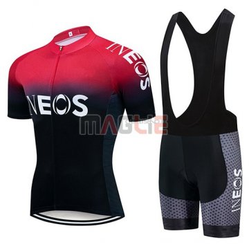 Maglia Castelli Ineos Manica Corta 2019 Nero Rosso