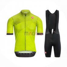 Maglia Castelli Manica Corta 2021 Aceso Giallo