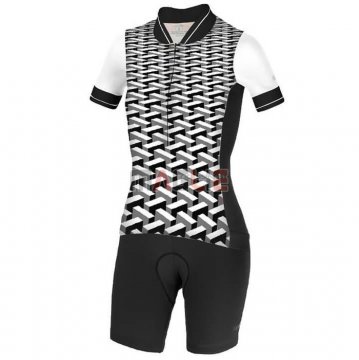 Maglia Donne RH+ Manica Corta 2020 Bianco Nero