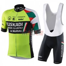 Maglia Euskadi Murias Manica Corta 2018 Nero Verde