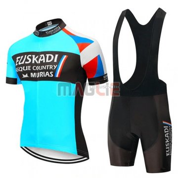 Maglia Euskadi Murias Manica Corta 2019 Blu Nero