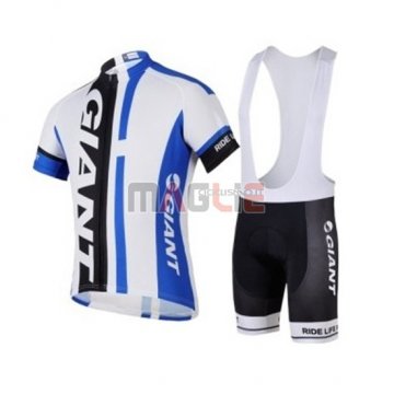 Maglia Giant Manica Corta 2018 Nero Bianco Blu