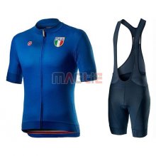 Maglia Italia Manica Corta 2020 Blu