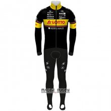 Maglia Lotto-Kern Haus Manica Lunga 2021 Nero Giallo