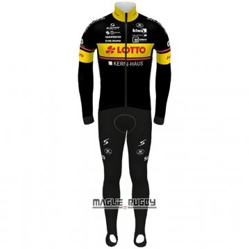 Maglia Lotto-Kern Haus Manica Lunga 2021 Nero Giallo