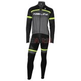 Maglia Nalini Manica Lunga 2020 Nero Grigio Giallo