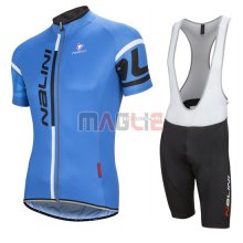 Maglia Nalini manica corta 2016 nero e blu