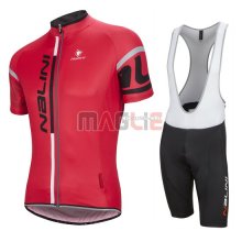 Maglia Nalini manica corta 2016 rosso e nero