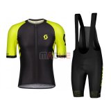 Maglia Scott Manica Corta 2021 Nero Giallo