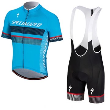 Maglia Specialized Manica Corta 2018 Blu Nero Rosso