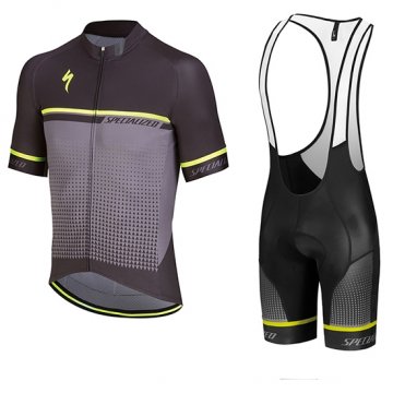 Maglia Specialized Manica Corta 2018 Nero Grigio Giallo(1)