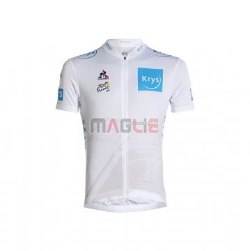 Maglia Tour de France Manica Corta 2021 Bianco