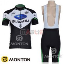 Donne Maglia Subaru manica corta 2011 nero e bianco