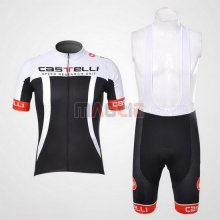 Maglia Castelli manica corta 2011 rosso e bianco