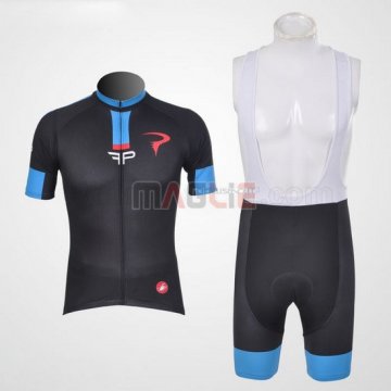 Maglia Pinarello manica corta 2011 celeste e nero