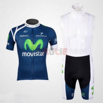 Maglia Movistar manica corta 2012 blu