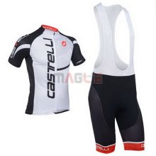 Maglia Castelli manica corta 2013 bianco e nero