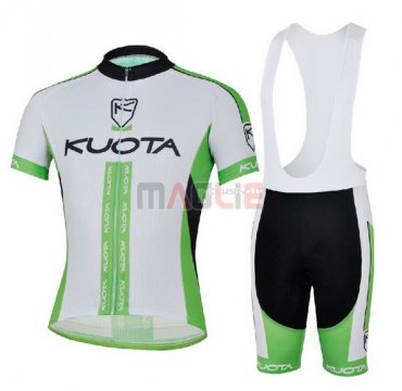 Maglia Kuota manica corta 2013 bianco e verde