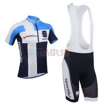 Maglia Sportful manica corta 2013 bianco e celeste