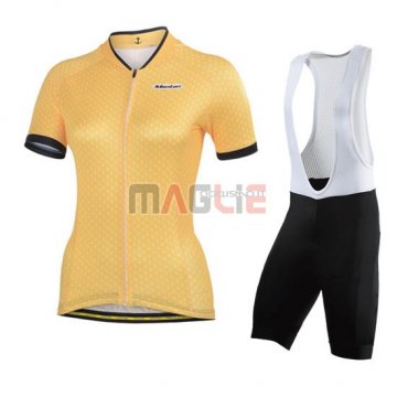 Donne Maglia Monton manica corta 2014 giallo e nero