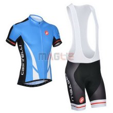 Maglia Castelli manica corta 2014 blu e nero