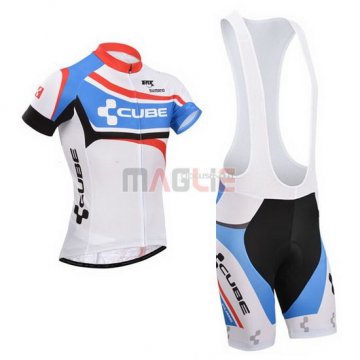 Maglia Cube manica corta 2014 blu e bianco